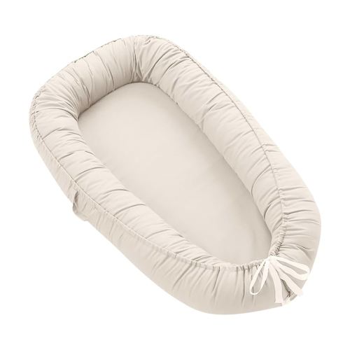 Baby Lounger for Newborn, Portable Infant Nest for 0-24 Months, Soft Breathable Co Sleeper for Bed & Floor, Infant Lounger Baby Essentials for Travel and Home