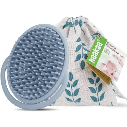 haakaa Silicone Shampoo Brush - Soft Cradle Cap Brush Comb