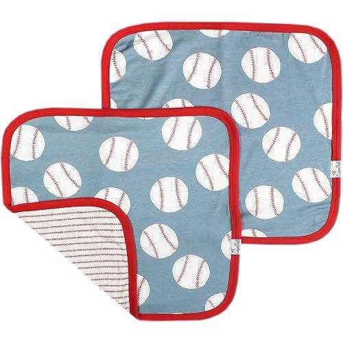 Copper Pearl Baby Security Blanket Set of 2 - Portable Size for Self-Soothing On-The-Go, Ideal Baby Blankets for Boys and Girls, Ultra-Soft, and Gift-Ready Loveys - Slugger