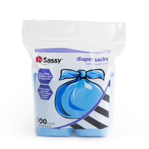 Sassy Diaper Sacks, 100 Count