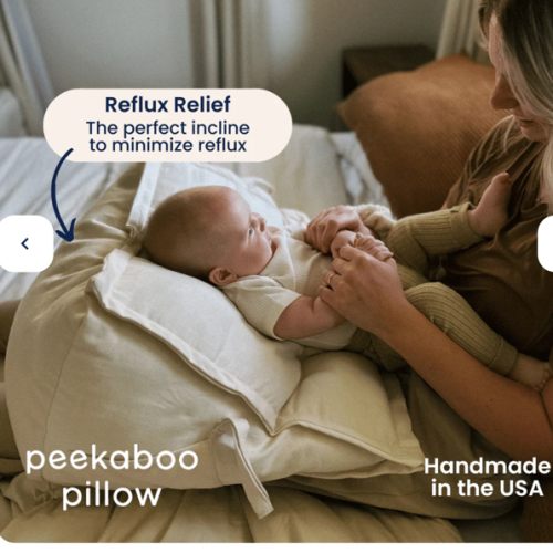 Peekaboo Pillow™ Official Site - Organic Infant Lap Pillow