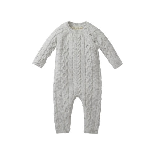 Baby Cable Knit Sweater Romper, Infant, 3-6M