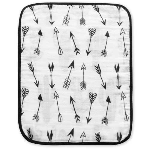 4 Layer Organic Cotton Muslin Burp Cloth - REVERSIBLE                  – Modern Burlap