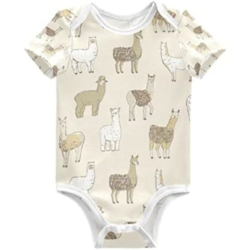 Baby Bodysuits Cute Cats Short Sleeve Cotton Baby Suits for Boys Girls 0-24 Months