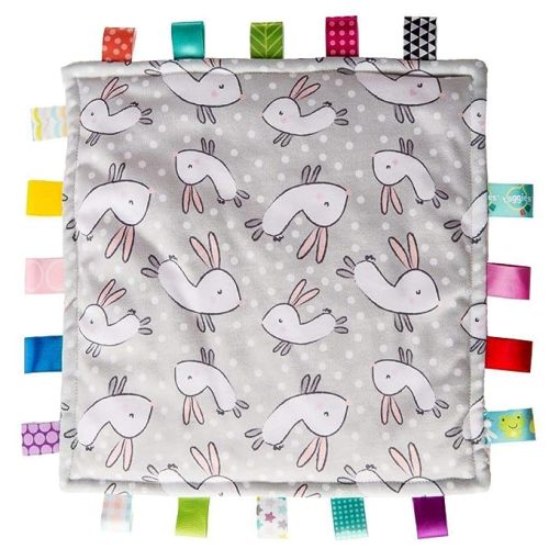 Taggies Original Blanket, 12 X 12", Comfy Bunnies