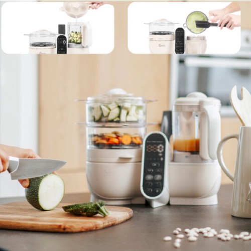 Duo Meal Station, Mineral Off-White - Babymoov Nursing & Feeding | Maisonette