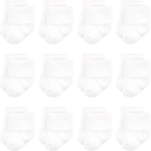 Luvable Friends Baby Newborn and Baby Terry Socks