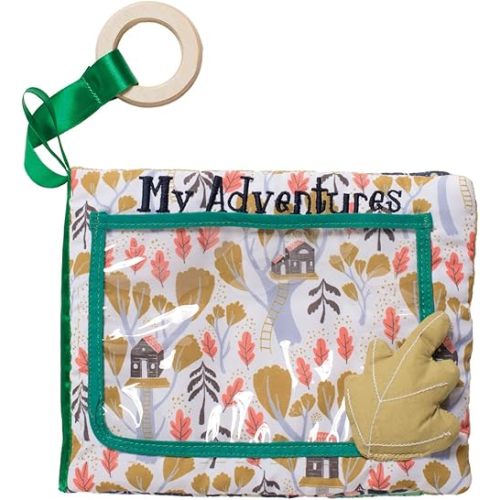 Manhattan Toy Camp Acorn Soft Photo Book Baby Toy 8" x 6" x 1.25"