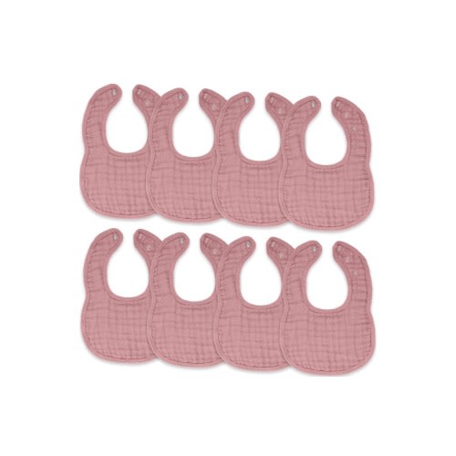 Muslin Bibs - Pack of 8
