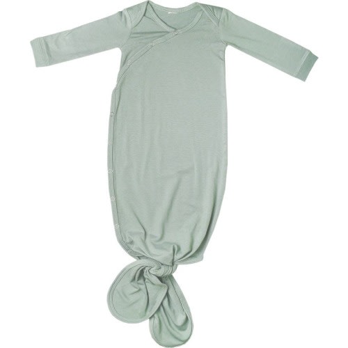 Copper Pearl Newborn Knotted Gown, Briar