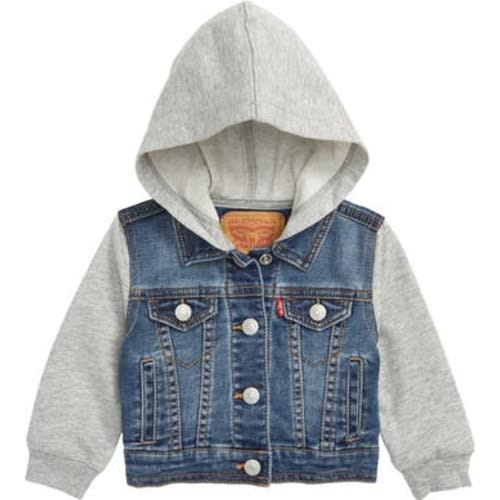 Indigo Hooded Trucker Jacket, 18M