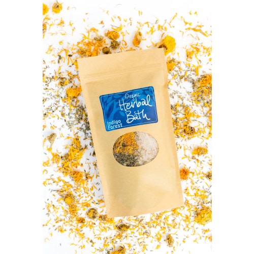 ONE organic Herbal Bath for Postpartum, Mothers, Newborns, Wound Healing, Diaper/Road Rash, Stitches, Sunburn, Post-vasectomy, Self-Care