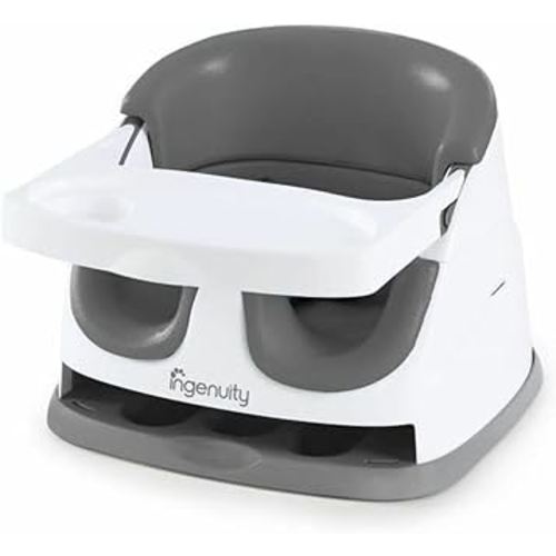 Ingenuity Baby Base 2-in-1 Seat - Slate - Booster Feeding Seat