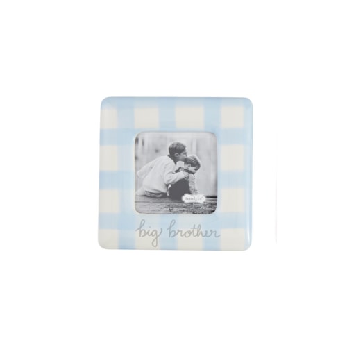 Gingham Big Bro Frame | Mud Pie