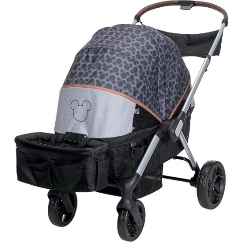 Disney Baby Summit Wagon Stroller fits 2 Kids Includes Removable Child Tray and 2 Cup Holders, Mickey Mouse