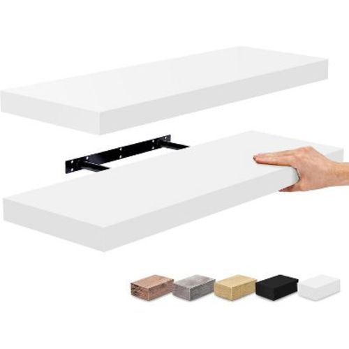Sorbus 2 Pack 24 Inch Wall Mounted Floating Shelves for Bedroom, Decor, Kitchen, Living Room
