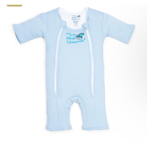 Blue Baby Merlin’s Magic Sleepsuit – 100% Cotton for Better Baby Sleep