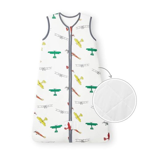 6-12 months: TotAha Sleep Sack 6-12 Months 1.0 TOG,Infant Wearable Blanket, Baby Swaddle Transition Sleeping Bag with 2-Way Safe Zipper,All Season Sleepsack