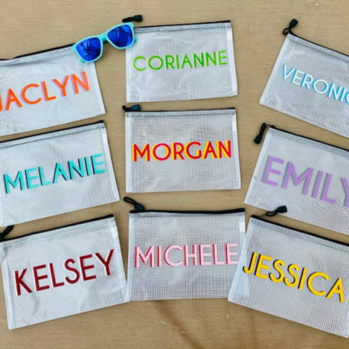 Small Wet Dry Personalized Zipper Bag