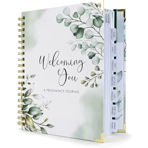 Beautiful Pregnancy Journal and Memory Book with Stickers and Keepsake Pocket - Lovely Gift for First Time Moms - The Perfect Planner to Track Your Little Ones Life-Changing Journey