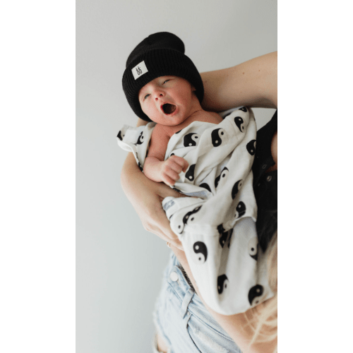 Muslin Swaddle | Black & White Yin Yang