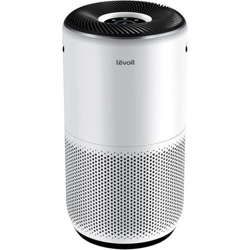 LEVOIT Air Purifiers for Home Large Room Up to 1980 Ft² in 1 Hr With Air Quality Monitor, HEPA Sleep Mode, Auto Mode, Smart WiFi, 3-in-1 Filter Captures Pet Allergies, Smoke, Dust, Core 400S-P, White