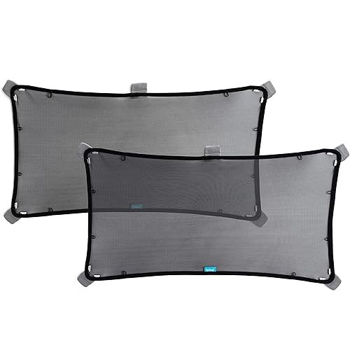 Munchkin® Brica® Magnetic Stretch to Fit™ Sun Shade, Black, 2 Pack