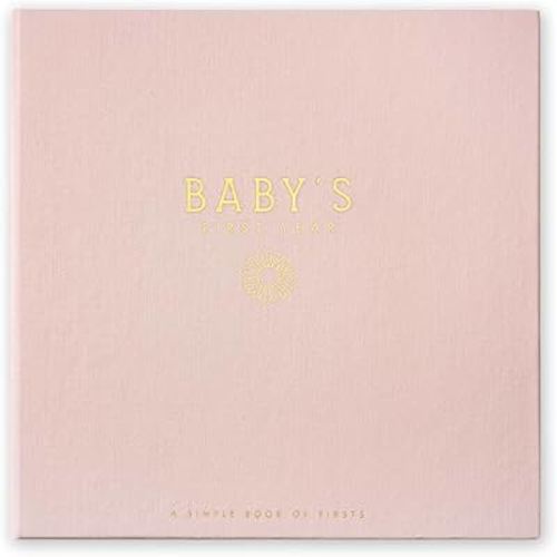 Lucy Darling Wildflower Meadow Memory Book, Luxury First 5 Years Journal & Photo Album, Baby Scrapbook Album for Baby Girl, Unique Keepsake Baby Books, Girl Milestone Diary, New Mom Gifts