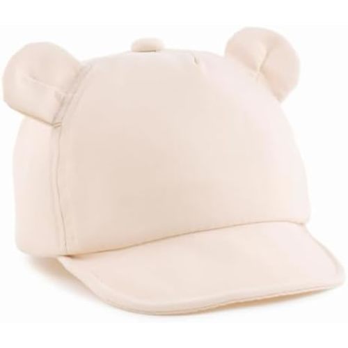 Baby Baseball Hat for Toddler Bear Sun Hats Cotton Infant Ball Caps Kid Adjustable Baseball Cap for Boys Girls 3-24M