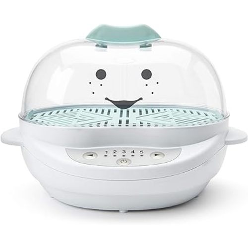 NutriBullet Food Baby Turbo Steamer, 10.63 x 7.21 x 7.56 inches, White