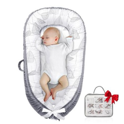 Baby Lounger Cover, protable Baby Lounger, Baby Snuggle Lounger me, Baby Gift, Adjustable Baby Lounger, line Leaves Baby Lounger
