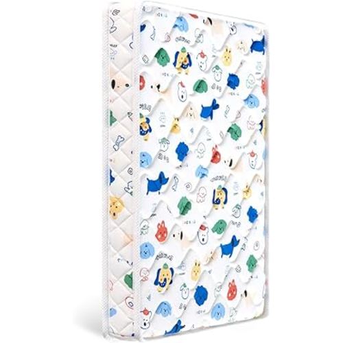 Premium Crib Mattress and Toddler Mattress 52" x 27.6" x 5",Firm,Breathable Hypoallergenic for Standard Cribs and Toddler Bed