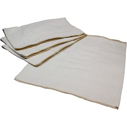 OsoCozy Better Fit Unbleached Prefold Cloth Diapers -100% Cotton, Gauze Weave, Sized for Tri Folding - Size 3 - (Toddler 4x8x4 Fits 25-45 lb.) - 1 Dozen