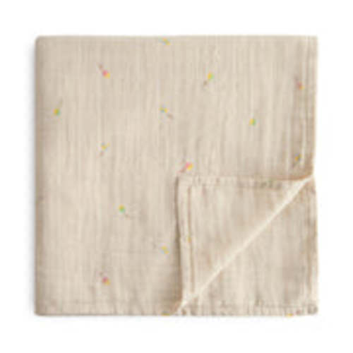 Organic Cotton Mushie Baby Muslin Swaddle Blanket