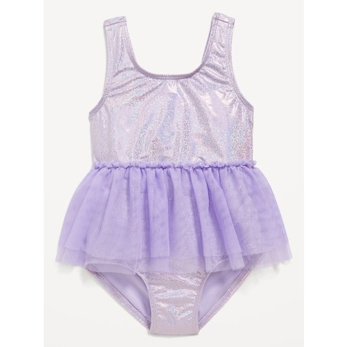 Sleeveless Swim Tutu One-Piece for Toddler and Baby