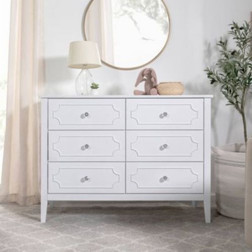 DaVinci Chloe Regency 6-Drawer Dresser - White