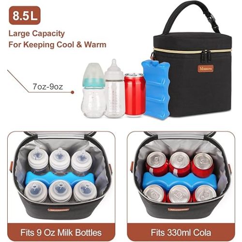 Breastmilk Cooler Bag Insulated Bottle Bag for Nursing Mom