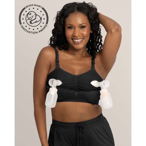 Sublime® Hands-Free Pumping & Nursing Bra | Black – Kindred Bravely small