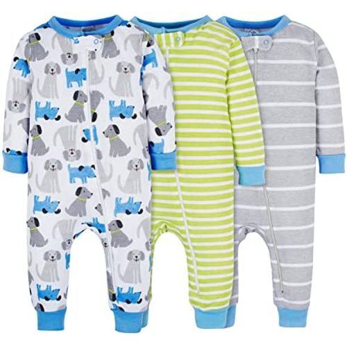 Onesies Brand baby-boys 3-pack Snug Fit One-piece Cotton Pajamas