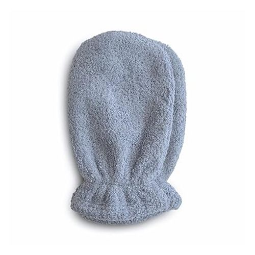 mushie Baby Bath Mitt | Organic Cotton | Pack of 2 (Tradewinds)
