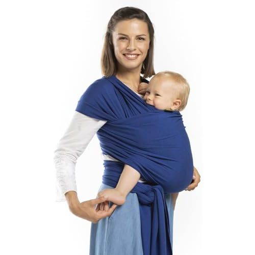 Boba Baby Wrap Carrier - Original Baby Carrier Wrap Sling for Newborns - Baby Wearing Essentials - Newborn Wrap Swaddle Holder, Newborn to Toddler Infant Sling (Organic Dark Grey)