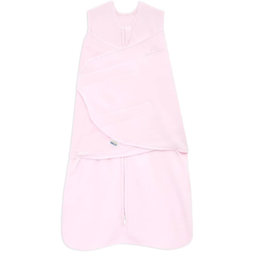 Amazon.com: HALO Micro-Fleece Sleepsack Swaddle, 3-Way Adjustable Swaddle Blanket for Newborn and Infants, TOG 3.0 for Cold Climates, Hip Healthy, Soft Pink, Small, 3-6 Months : Baby