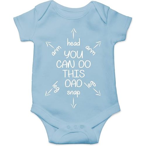 You Can Do This Dad - Funny Baby Essentials Bodysuit - Cute Baby Girl Clothes Newborn Boy Outfit