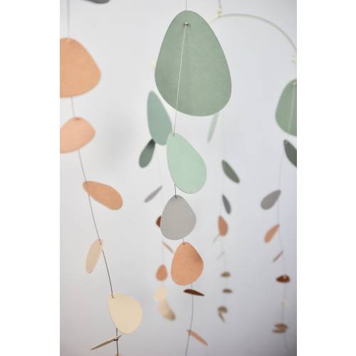 Mint-Brown-Kraft - Kinetic Mobile earth tones