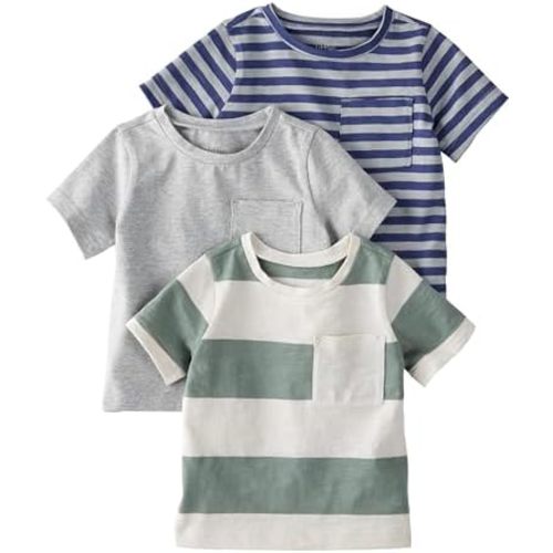 little planet by carter's Baby 3-Pack Tops Made with Organic Cotton