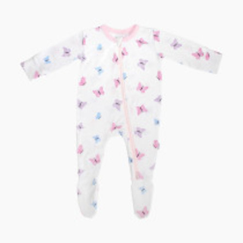 Bamboo Little Bamboo Footie - Butterfly, 0-3 Months