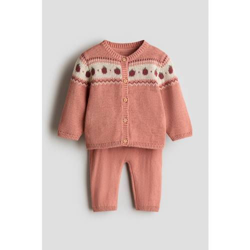 2-PIECE COTTON-KNIT SET (4-6M)