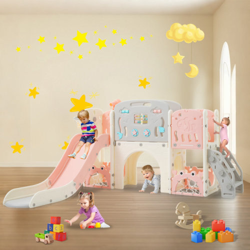 SUMIJ 11 In 1 Toddler Slide, Kids for Toddler Age 1-3 Climber Slide Outdoor Indoor Playset | Wayfair