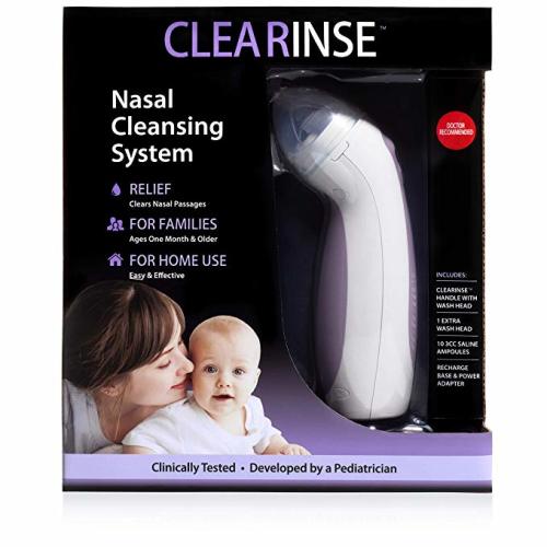 CLEARinse Electric Nasal Cleaning Aspirator and Saline Starter Kit