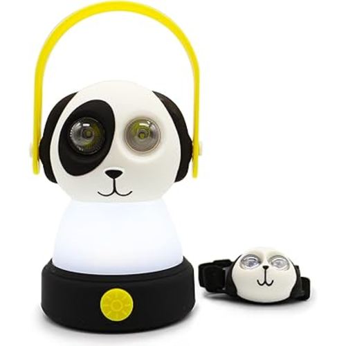 Outdoor Equipment LED Camping Lantern & Headlamp set for Kids, FANT.LUX Battery Powered Night Light for Emergency, Hurricane, Lightweight Tent Lamp